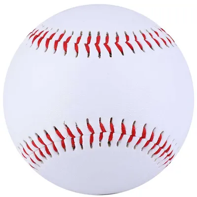 Obrázok produktu pre Baseballová lopta z PVC, odolná voči opotrebeniu, rekreačná, ručne šitá, prenosná, určená pre hráčov, športové tímy a ihriská