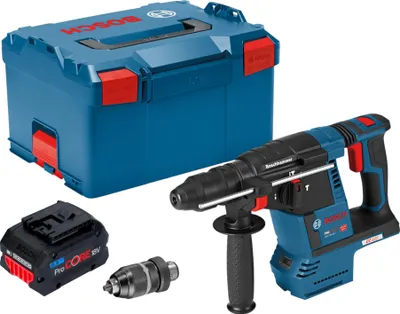 Obrázek produktu pro Akumulátorová příklepová vrtačka Bosch GBH 18V-26 F Professional 18 V 2,6 J SDS plus Brushless + 1x akumulátor ProCORE 5,5 Ah + L-Boxx - bez nabíječky.