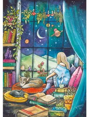Produktbild von Magnolia Puzzle Nightfall - 1000 Teile Erwachsenenpuzzle
