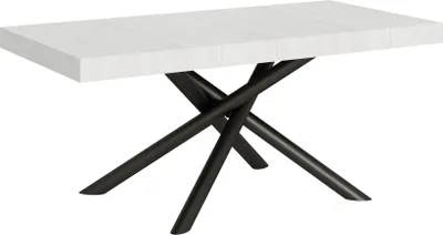 Produktbild von ITAMOBY - Ausziehtisch 180/440x90 cm Famas Esche weiß Tischbeine Anthrazit