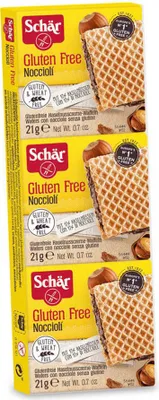 Zdjęcie produktu dla Noccioli – Wafle z kremem orzechowym, 63g, opakowanie 4 sztuk