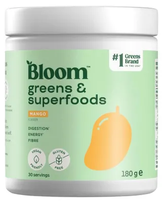 Produktbild von Bloom Greens & Superfoods (30 serv) Mango - Funktionelle Lebensmittel - Superfoods