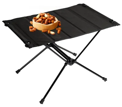 Image de Table de camping pliante en aluminium avec sac de transport