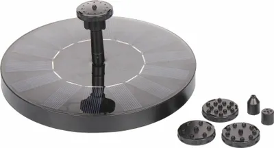 Produktbild von Hof-Schwimm-Solarbrunnen, schwarz