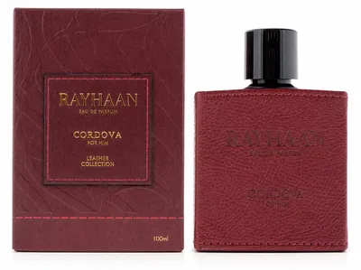 Obrázek produktu pro Rayhaan Leather Collection Cordova 100 ml parfémová voda, Obrázek vytvořený pomocí AI