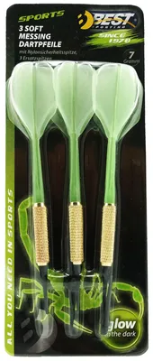 Produktbild von Best Sporting Safety Dartpfeile GLOW IN THE DARK, 7gr.; 62123