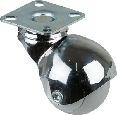 Produktbild von BS Rollen Lenkrolle F60 mit Platte, Ø 50 B 50mm, 30kg Gummi