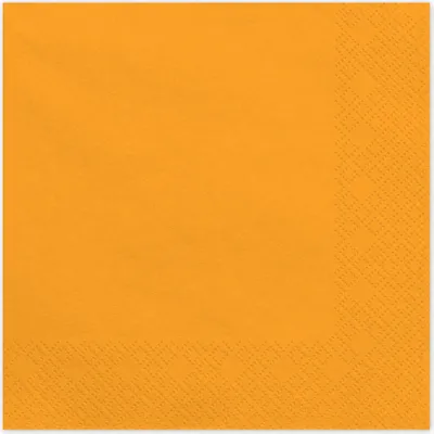 Produktbild von Servietten Uni 20Stk./33x33cm | Orange