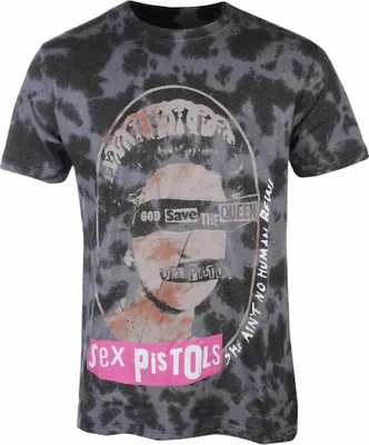 Image de Pistols - "God Save The Queen" T-shirt homme/femme unie RO4009 (XXL) (Noir)