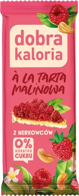 Zdjęcie produktu dla Dobra Kaloria Baton Z Nerkowców Tarta Malinowa 35 G