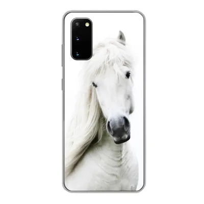 Produktbild von MuchoWow® Handyhülle Schutzhülle Hülle für Samsung Galaxy S20 Pferde - Nutztiere - Mähnen Silikon Softcase Handy Hülle - Bild