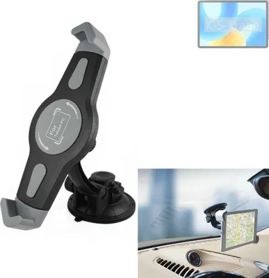 Produktbild von K-S-Trade Scheiben-Halterung für Tablets kompatibel mit Huawei MatePad 11.5 KFZ Tablet Saugnapf Auto Halterung Windschutzscheibe Holder Halter