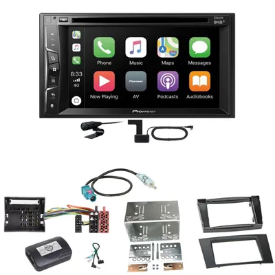 Produktbild von Pioneer AVH-Z3200DAB Carplay Bluetooth DAB Einbauset für Mercedes W211 CLS W219