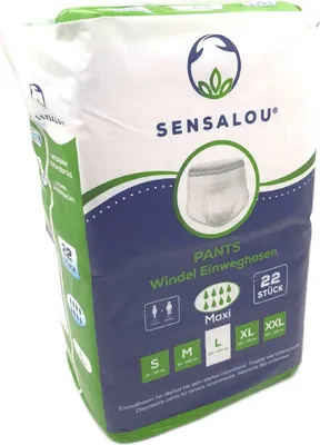 Obrázok produktu pre Sensalou plienkové nohavičky nohavičky inkontinencia veľkosť L 88 kusov dospelá žena muž absorpčné