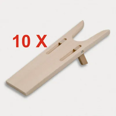 Produktbild von 10 Stück = Stiefelknecht, klappbar aus Holz 32,5 cm