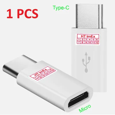 Produktbild von Micro USB Female to Type C Male Converter USB-C Adapter Connector Converter DE