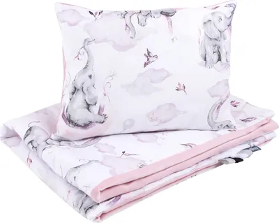Produktbild von Bellochi Multifunktional Baby Decke Set - Doppelseitig Baby Bettwäsche 75x100 cm und Kissen 30x40cm - aus Baumwolle und Samt - Habarigani