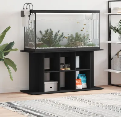 Produktbild von Möbel Aquariumständer Schwarz 120x40x60 cm Holzwerkstoff - Sonstiges Aquarienzubehör 833592