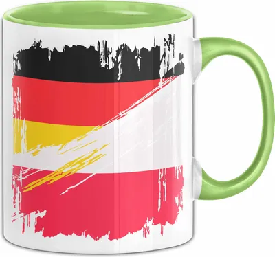 Produktbild von Polen Deutschland Flagge Halb Deutscher Halb Pole Fußball Germany 2024 Europa Poland (Grün)