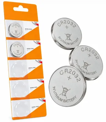 Produktbild von CR2032 Batterie Knopfzelle Lithium 3V 5 Stück für Uhr Fernbedienung Autoschlüssel