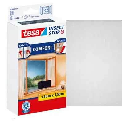 Zdjęcie produktu dla TESA Insect Stop Comfort, 1300 x 10 x 1500 mm, 141 g, Srebrny, 454 g