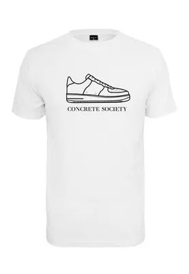 Image de T-shirt pour homme Mr. Tee Concrete Society, couleur blanche - taille S