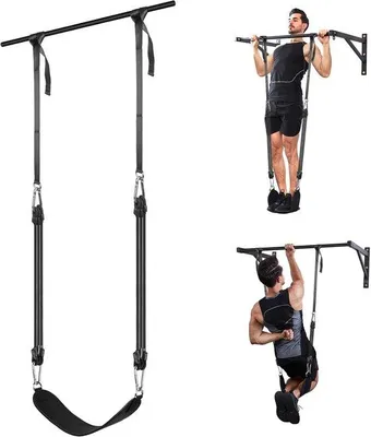 Productafbeelding van Unyqoos® Set weerstandsbanden (6 stuks) voor training van het hele lichaam – geschikt voor thuis en in de sportschool, ideaal voor het opbouwen van kracht en als ondersteuning bij pull-ups, maximale belasting: 300 pond