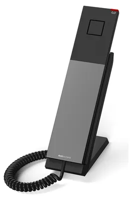 Produktbild von Snom HD300, IP-Telefon, Schwarz, Kabelgebundenes Mobilteil, Tisch/Wand, Antibakteriell, Tasten