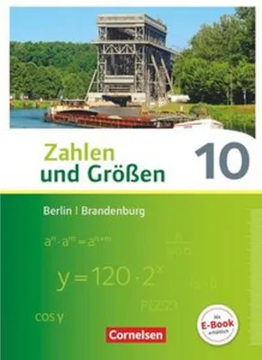 Obrázek produktu pro Zahlen und Größen 10. Schuljahr - Berlin und Brandenburg - Schülerbuch