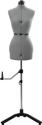 Obrázok produktu pre vidaXL Nastaviteľná forma šiat pre ženy Grey S Velvet