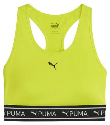 Produktbild von Puma 4KEEPS Medium Support Elastic Sport Bra Lime Pow Black