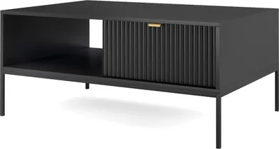 Produktbild von Furniture24 Couchtisch Nova L104 Sofatisch mit Schublade Schwarz