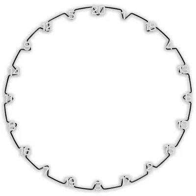 Produktbild von Unicorn Horizontal Number Ring -- 1 Stck