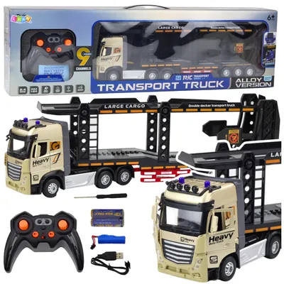 Obrázek produktu pro Lora Truck Odtahovka Dálkové ovládání Rc Světla Zvuky 1:24