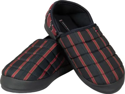 Produktbild von Herrenhausschuhe TH TOMMY HILFIGER Hausschuhe mit starrer, rutschfester Sohle und Fleecepolsterung Art. XM0XM02605, 39/40 - EUR 39/40 - UK 6,5 - USA 7,5 - CM 25, Poliestere 100%