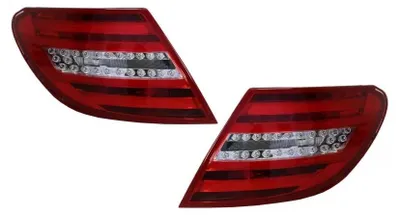 Immagine prodotto di Fari posteriori a LED per Mercedes Classe C W204 dal 2007 al 2012, con design restyling.
