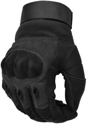 Immagine prodotto di Guanti da motociclista da uomo - Neri, compatibili con touchscreen