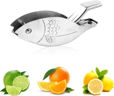 Produktbild von Zitronenpresse Edelstahl, manuell, für Zitrone, Orange, Limette, Granatapfel, für Küche