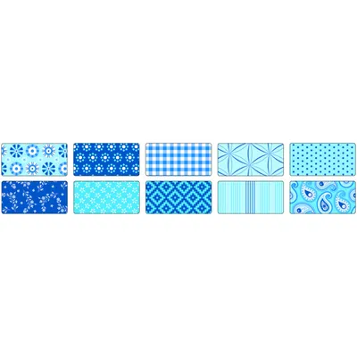 Produktbild von Motivkarton BASICS blau 50 x 70 cm, 10 Bogen