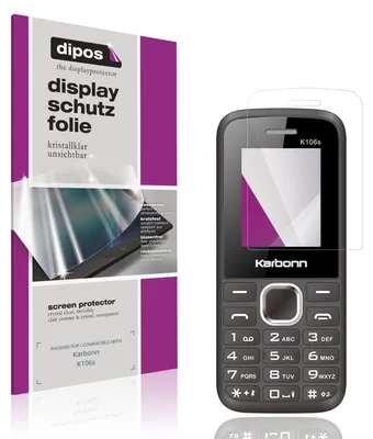 Immagine prodotto di 4x Pellicola Protettiva per Karbonn K106s Protezione Schermo Claro Display dipos