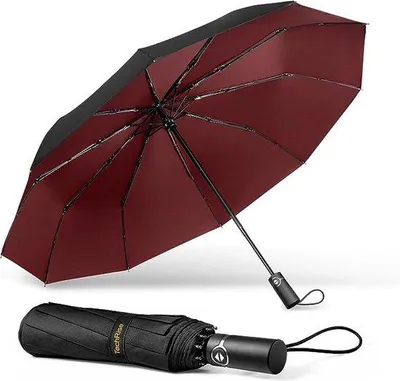 Produktbild von Famanu Faltbare Regenschirm Winddicht - 10 Rippen, Automatisch, Kompakt