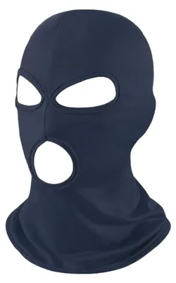 Produktbild von Sturmhaubenmaske Dünn 3 Löcher Vollgesichtsmaske Marine Polyester Einheitsgröße