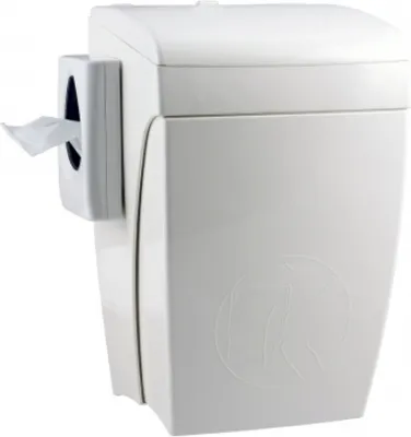 Produktbild von Hygiene-Abfallbehälter + Hygienebeutelhalter 8 Liter, PQHBS