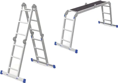 Produktbild von Werner Vielzweckleiter 4-teilig mit Plattform