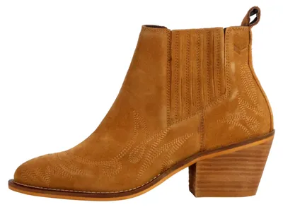 Image de Bottines Jaden en cuir à talons