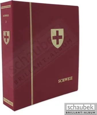 Produktbild von Schaubek Album Schweiz 1945-1979 Standard im Ganzleinen-Schraubbinder rot, Band II ohne Schutzkassette