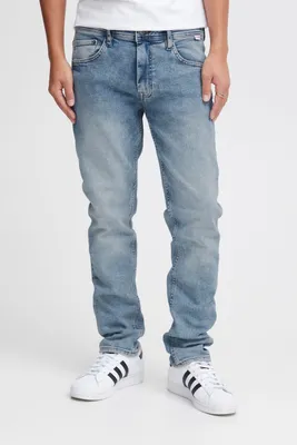 Produktbild von Blend BHTwister Herren Jeans Hose Denim mit Gürtelschlaufen Eingrifftaschen leicht elastisch Baumwollmischung Regular fit