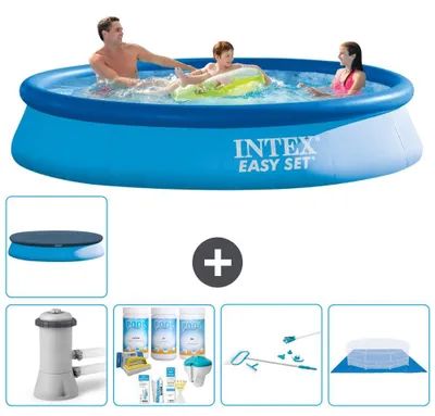 Productafbeelding van Easy Set Zwembad - Rond - 366x76 cm - 6-delig - Model S21150