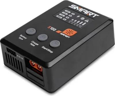 Image de Kit d'accu Spektrum Lipo 7,4V 1400mAh 2S IC2 avec chargeur S100 Adaptateur secteur 65W