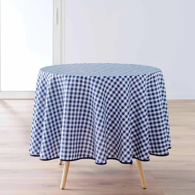 Produktbild von Runde karierte Tischdecke, VICHY, Ø 180 cm
